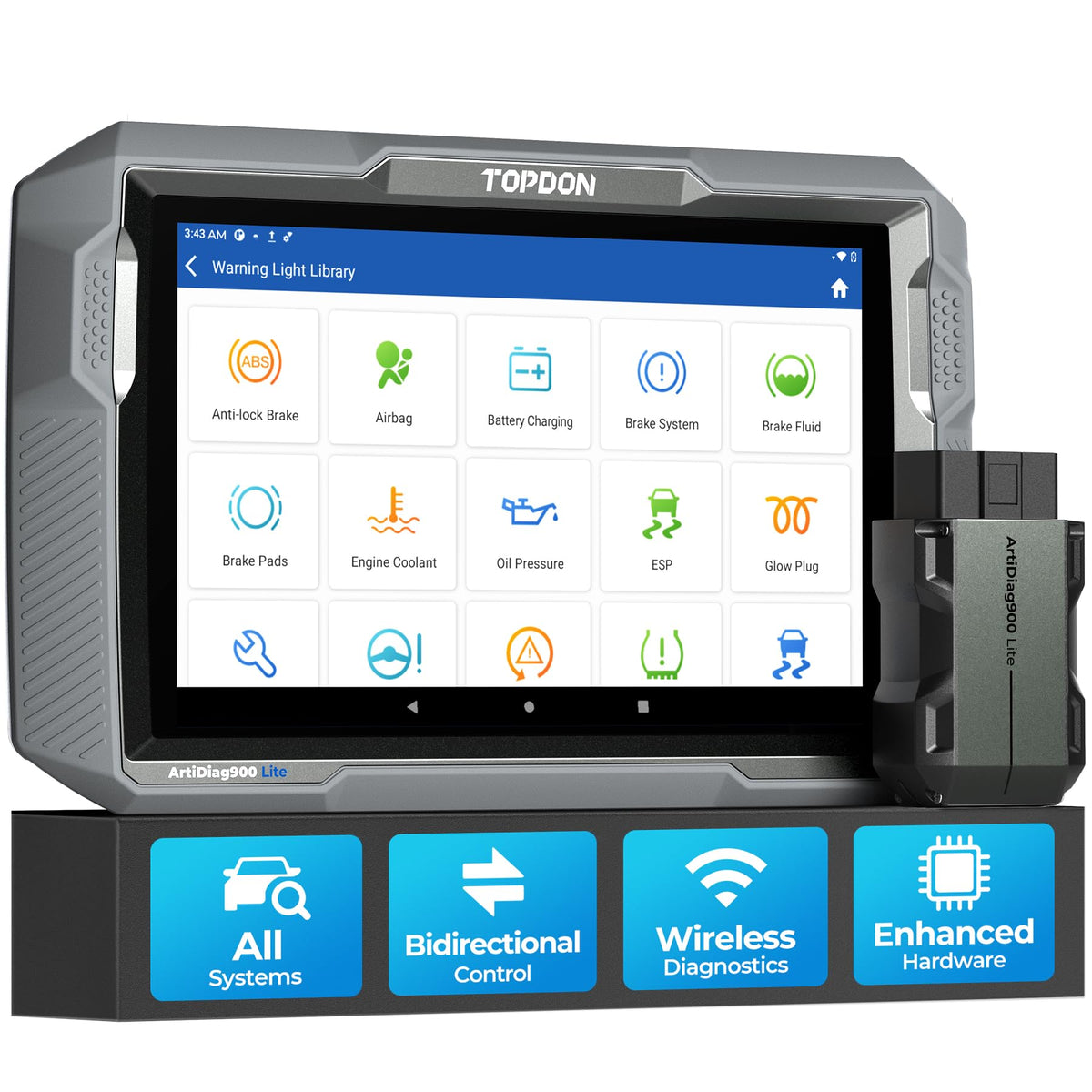TOPDON ArtiDiag900 Lite – Bidirectional Scan Tool, Wireless Diagnostic
