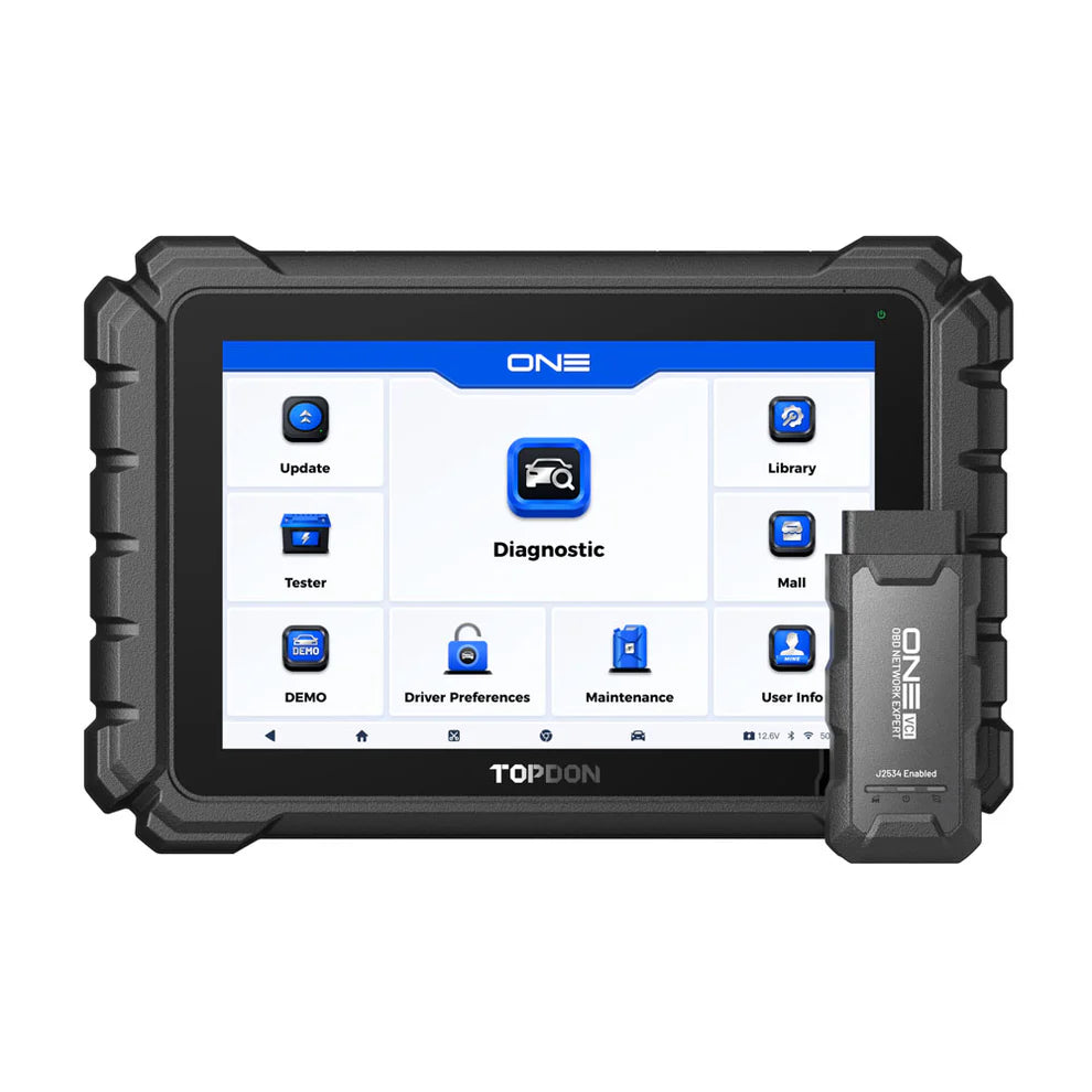 Professional 10.1" Automotive Diagnostic Tool, J2534 Prog.