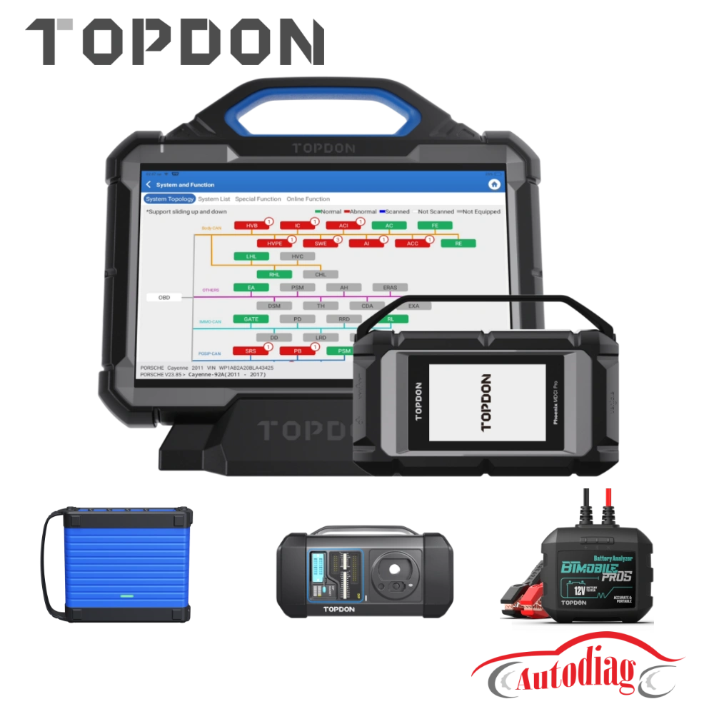 Topdon Phoenix Max [3-Year Free Update] With 4 Channel Oscilloscope