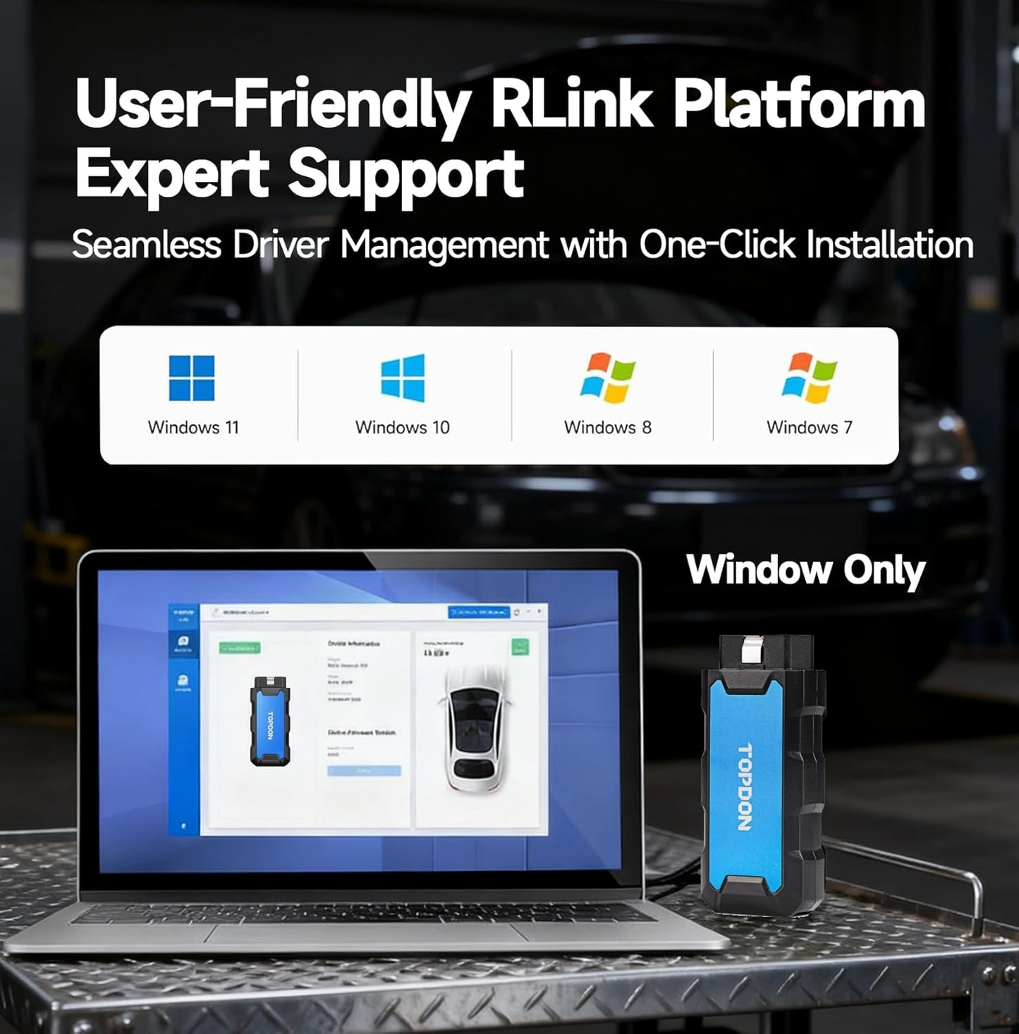 Professional Diagnostic Tool – Full System Diagnostics, OEM Programming, Free Drivers