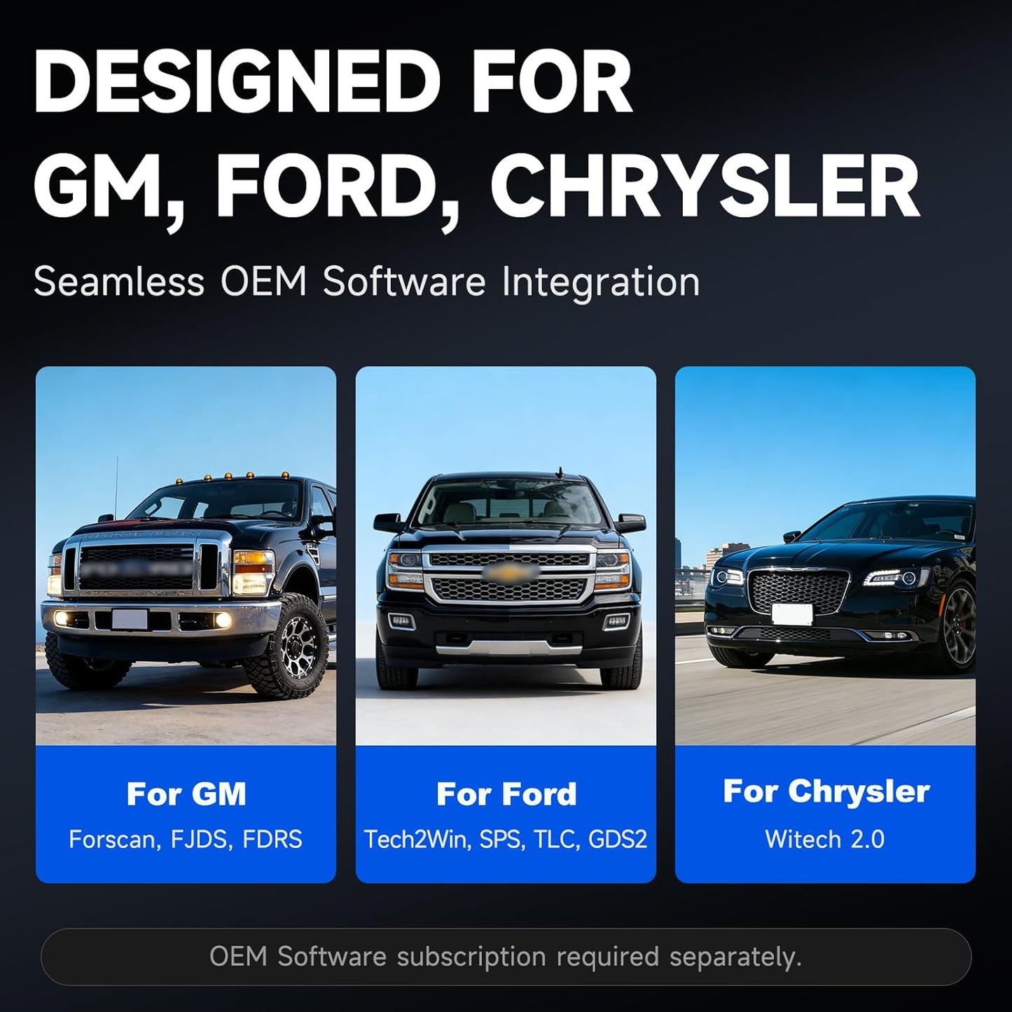 Professional Diagnostic Tool – Full System Diagnostics, OEM Programming, Free Drivers