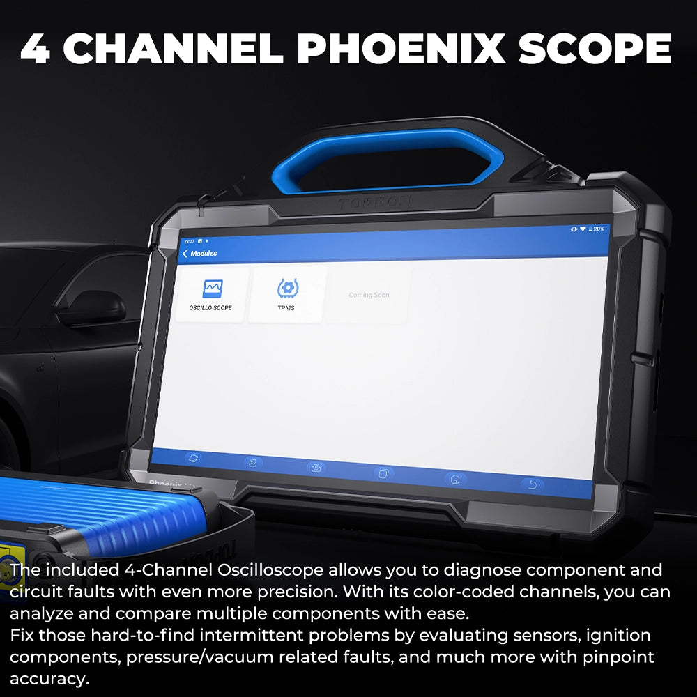Topdon Phoenix Max [3-Year Free Update] With 4 Channel Oscilloscope