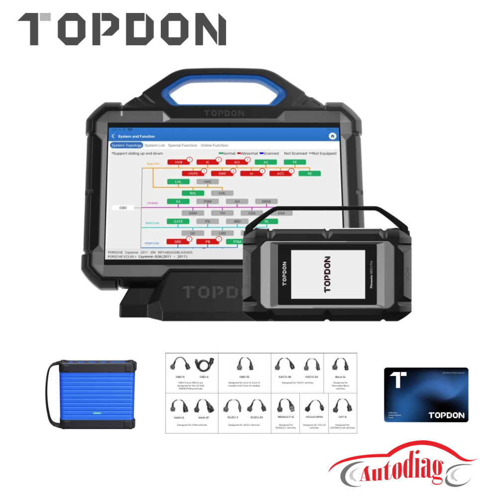 Topdon Phoenix Max [3-Year Free Update] With 4 Channel Oscilloscope
