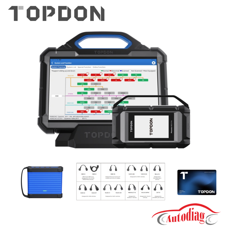 Topdon Phoenix Max [3-Year Free Update] With 4 Channel Oscilloscope