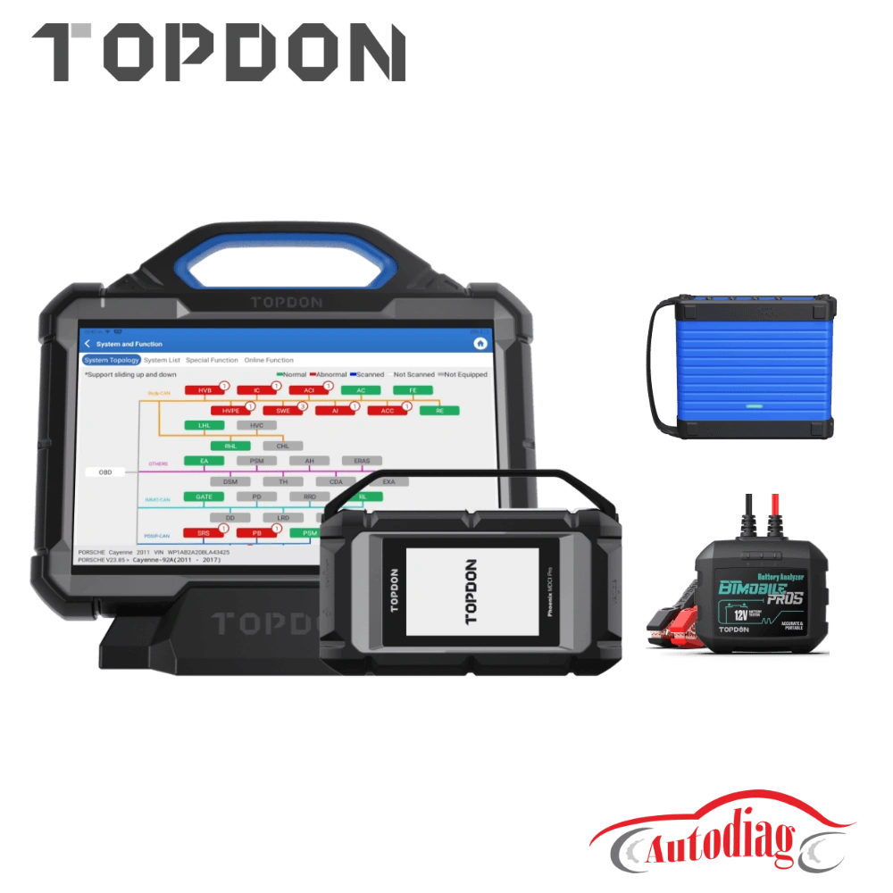 Topdon Phoenix Max [3-Year Free Update] With 4 Channel Oscilloscope