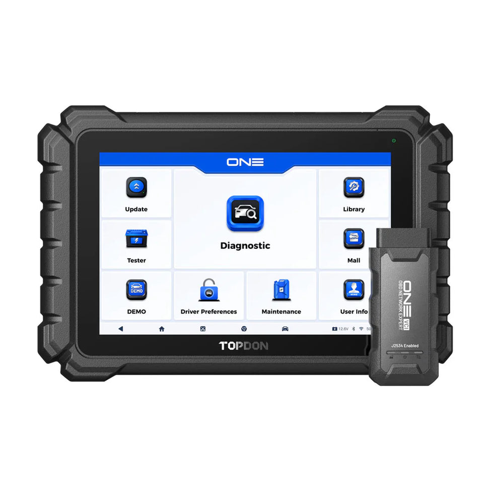 Professional 10.1" Automotive Diagnostic Tool, J2534 Prog.